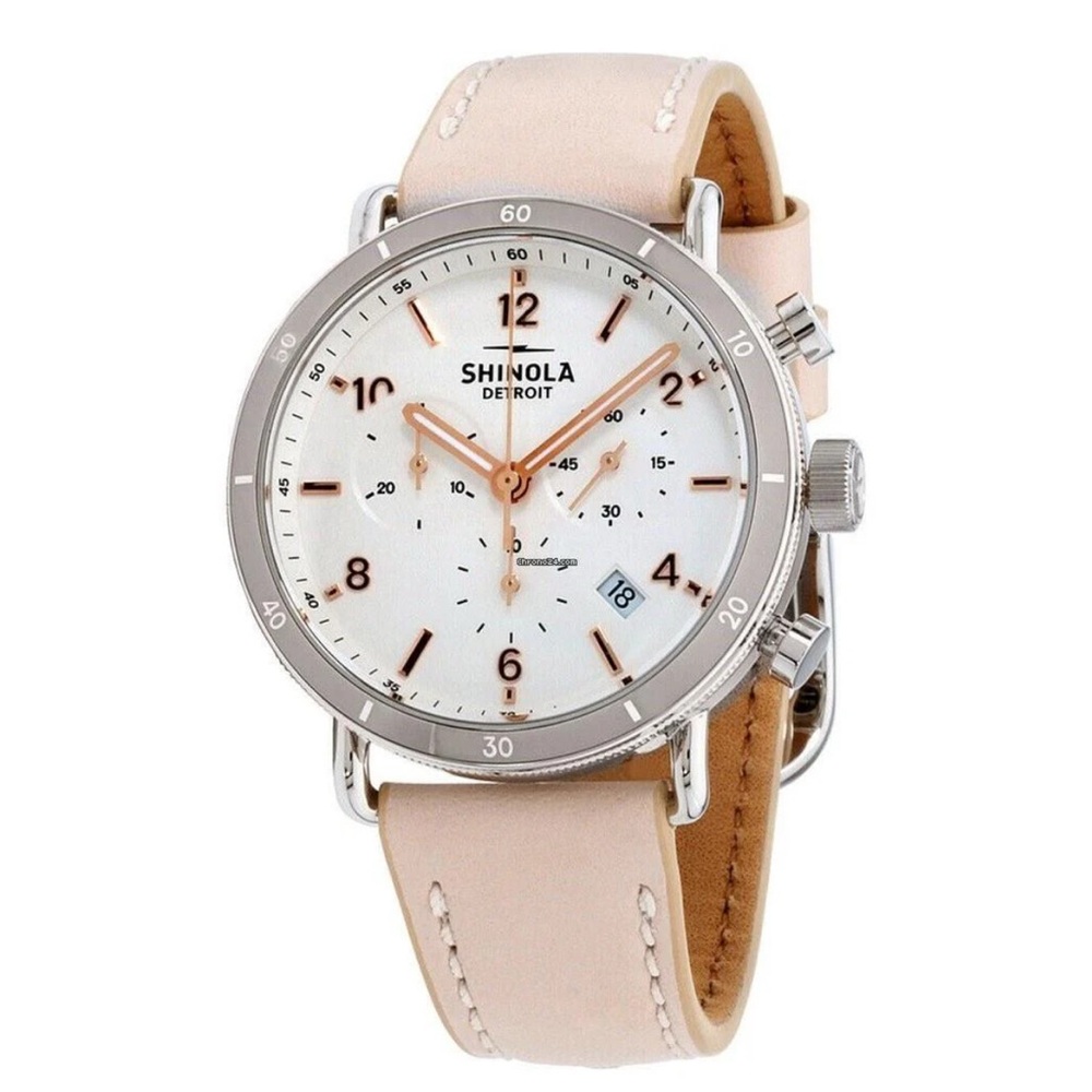 Shinola Canfield Sport Silver Watch